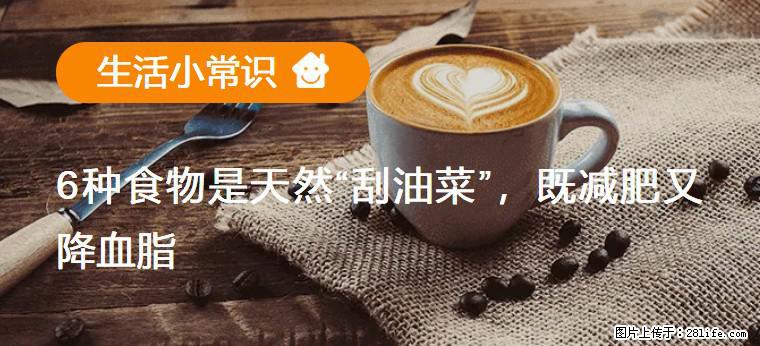 【生活小常识】6种食物是天然“刮油菜”，既减肥又降血脂 - 湘西生活资讯 - 湘西28生活网 xiangxi.28life.com
